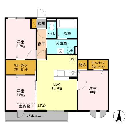 バンゴサン大宮の間取り