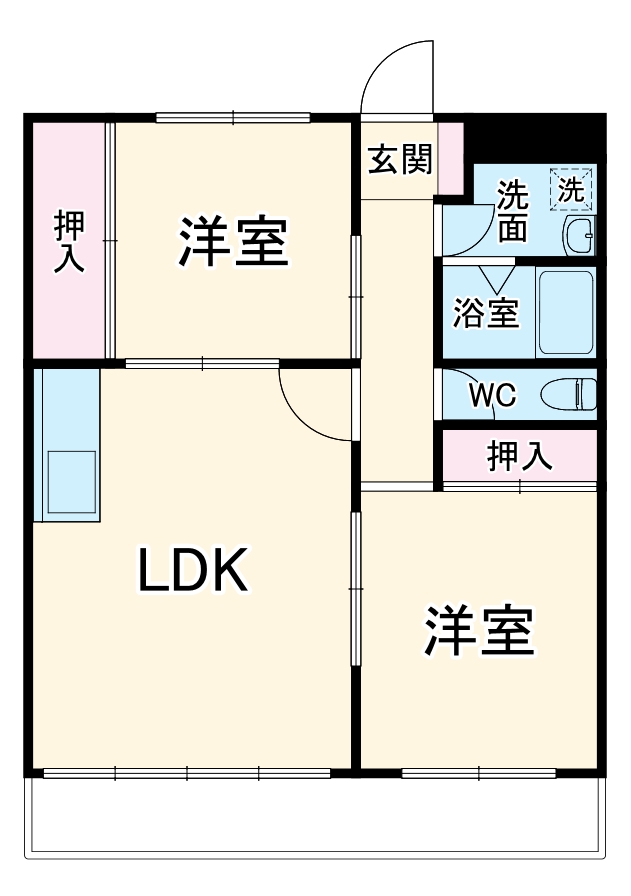 リバーサイド東川口NO.1の間取り