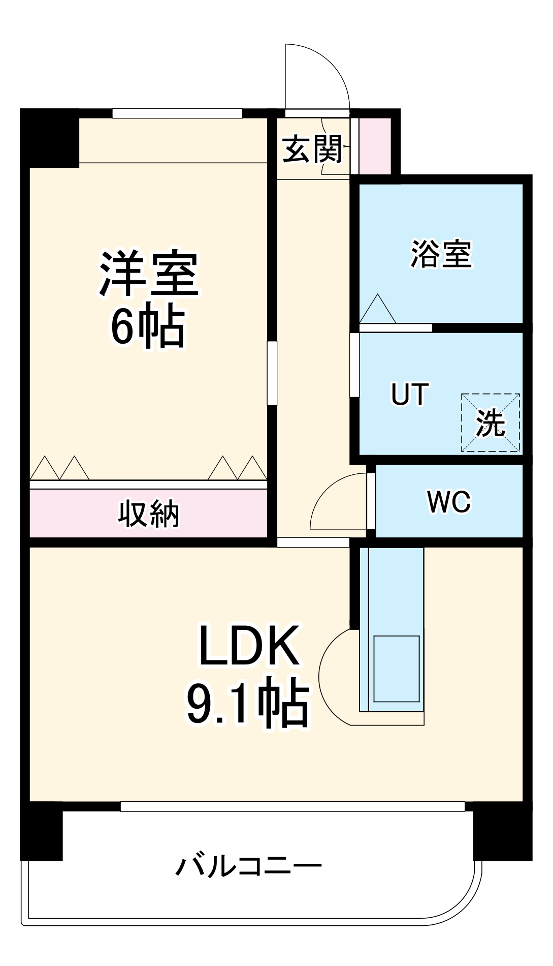 T's ioriの間取り