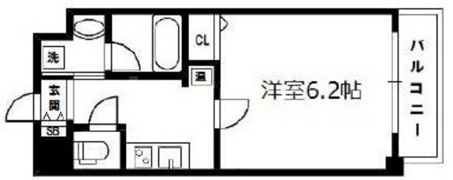 グレイスレジデンス大阪Westの間取り