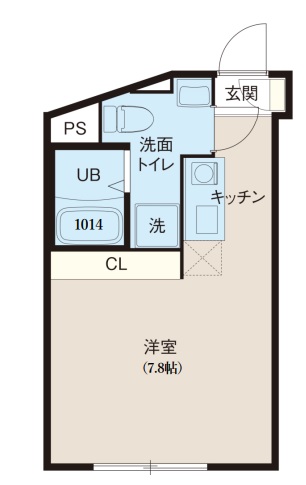 レピュア北千住レジデンスⅡの間取り