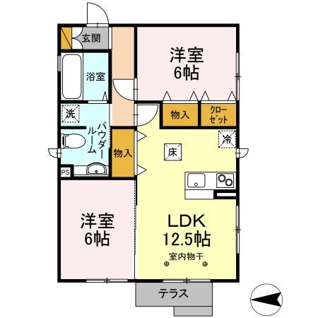 メゾン小倉の間取り