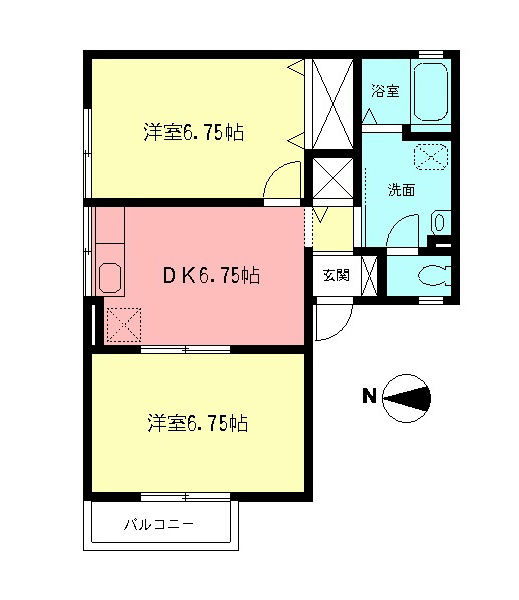 マーチ 梶塚の間取り