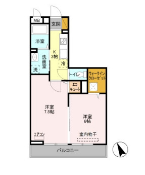サニークロスZの間取り