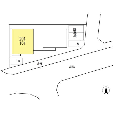 3/12 駐車場