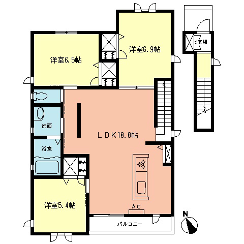 ディアコートヤマテの間取り