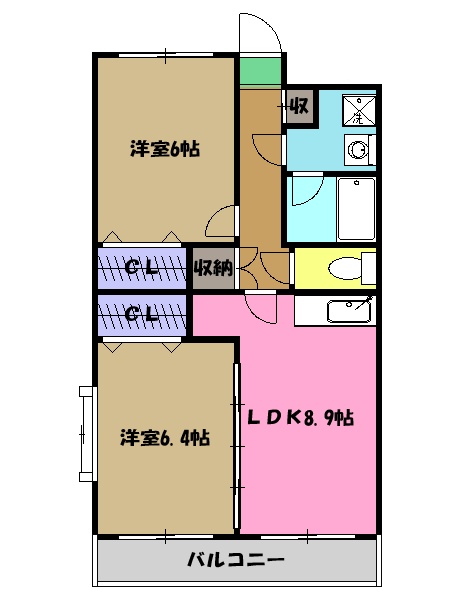 第一ササキの間取り