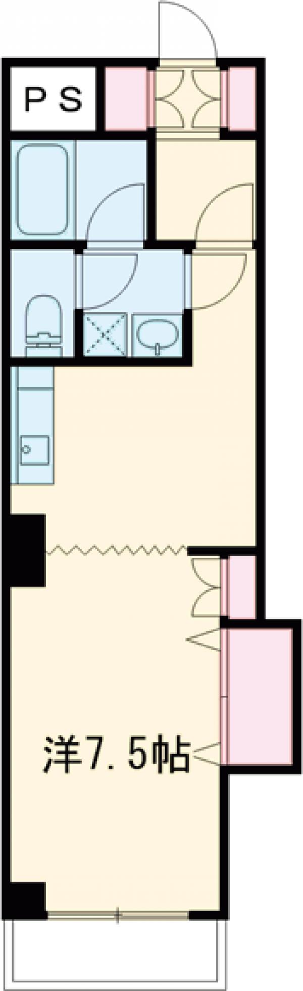 ブラン・ルージュ元今泉の間取り