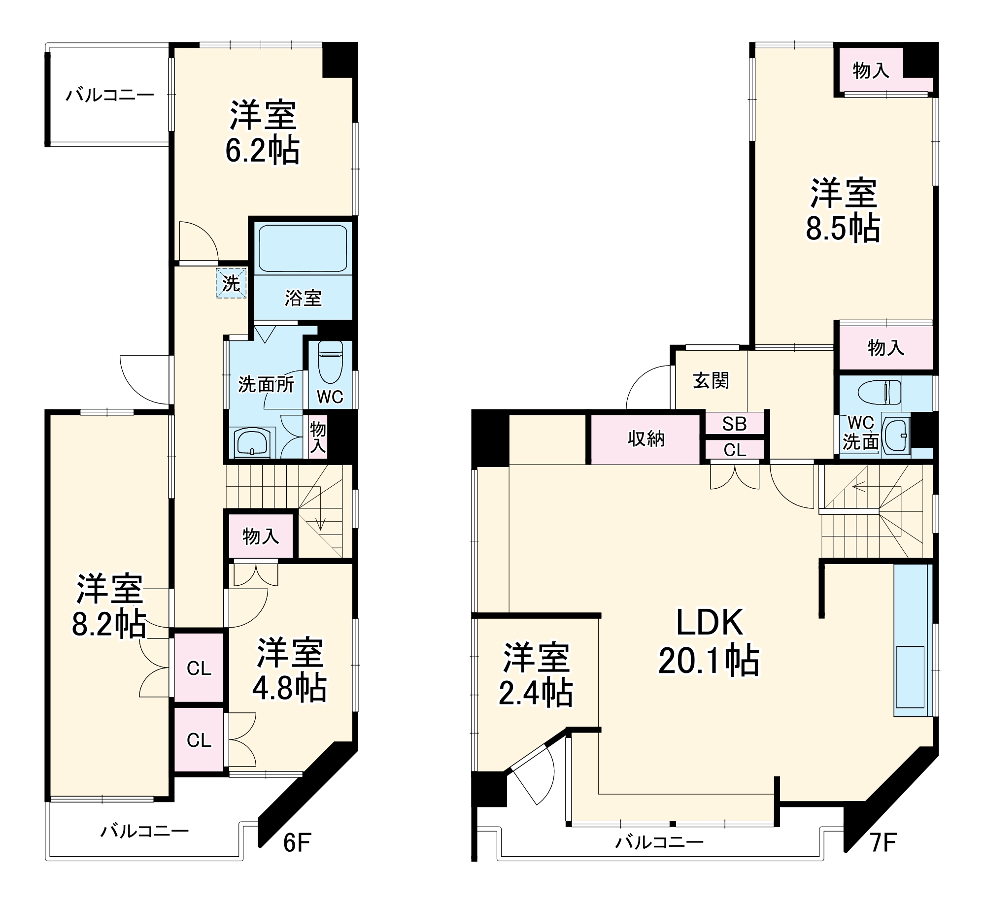 コーポジョイフルの間取り