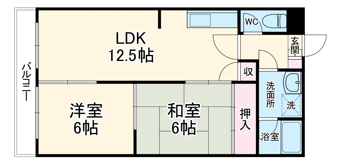 レジデンス領下の間取り