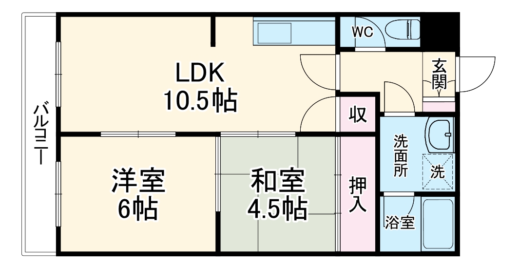 レジデンス領下の間取り