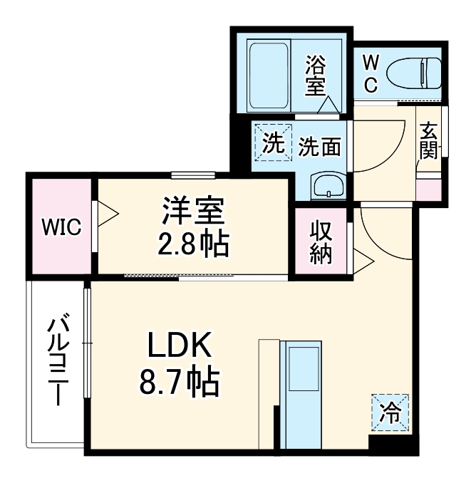 KLEIS北上尾Ⅱの間取り