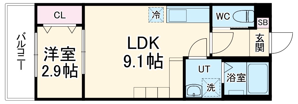 storia岩塚の間取り