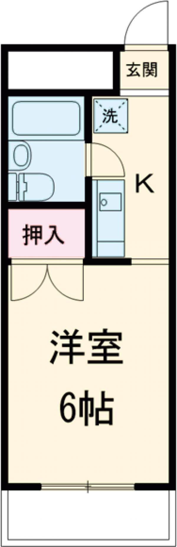 コスモ中浜の間取り