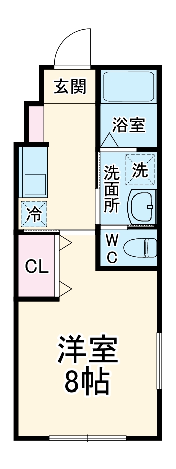 ドミール本厚木の間取り