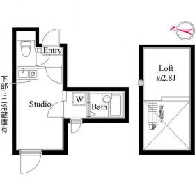 ウェルビーイング五反野の間取り