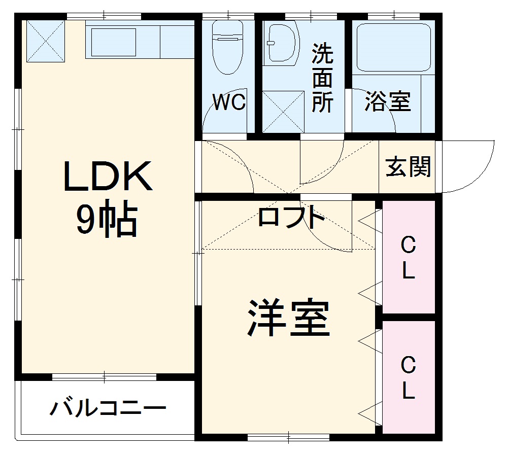 ソニックハイツAの間取り