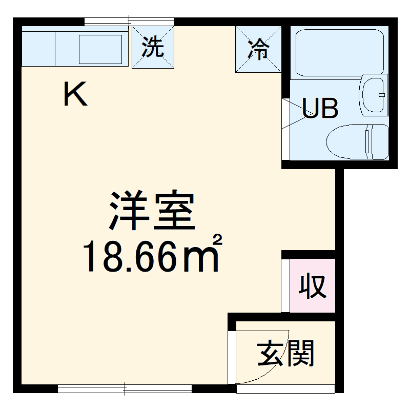 伸和ハイツ鬼高の間取り