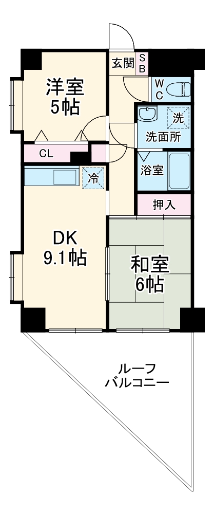 メローステイツの間取り