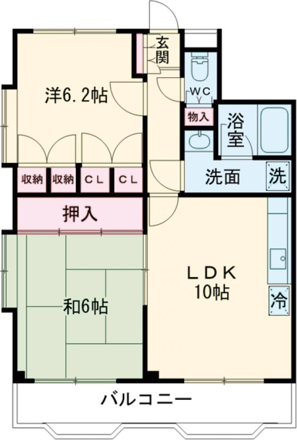 ソシエ西池袋第2の間取り