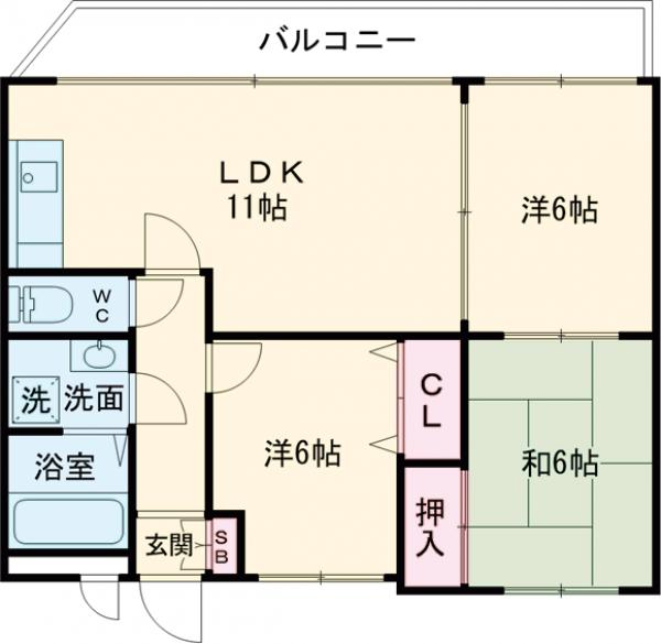 グランデール21の間取り