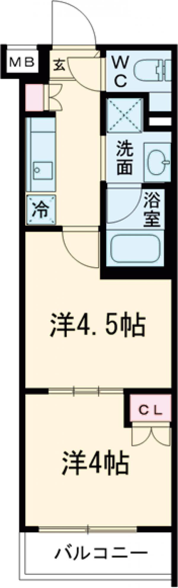 ハーモニーレジデンス中野本町パークサイドの間取り