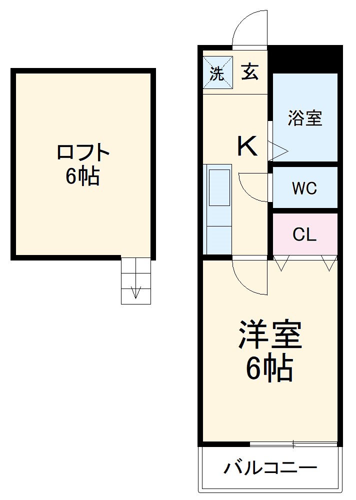 アイランドコロニーの間取り
