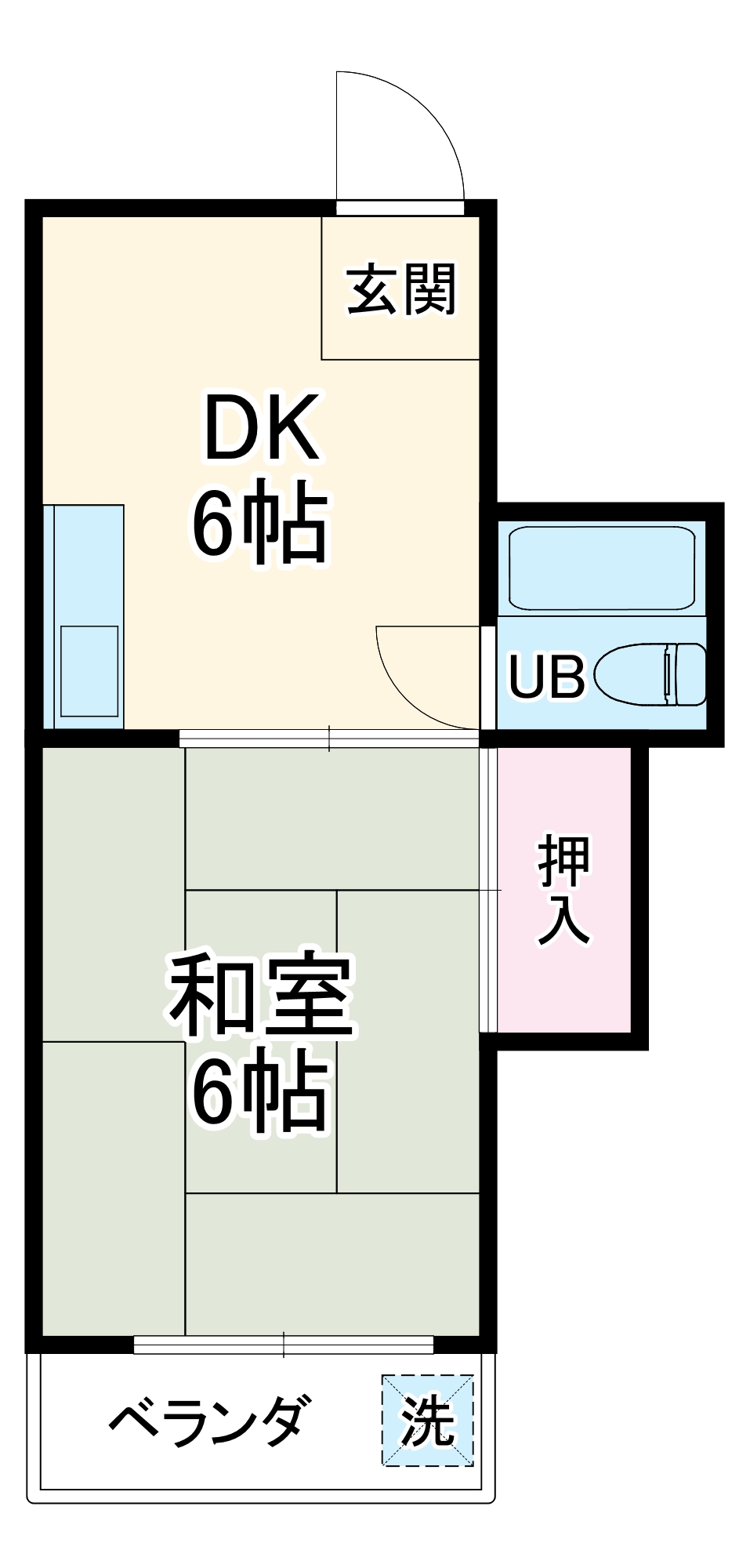 ハイツこづか の間取り
