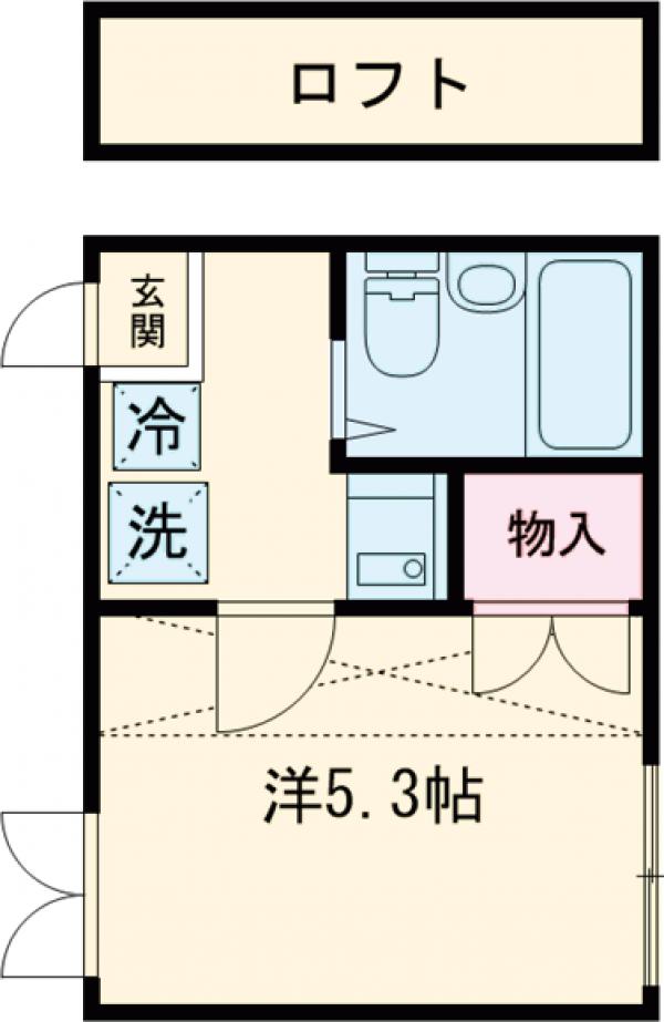 レモン武蔵関の間取り