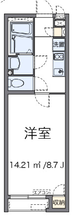 クレイノパルテドールの間取り