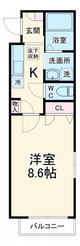 メゾンざおうの間取り