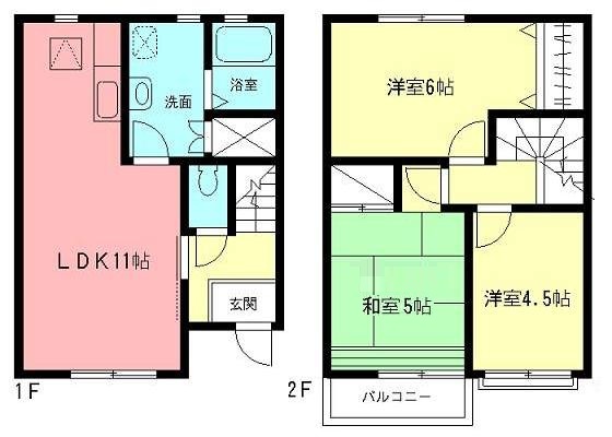 コンフォートBの間取り