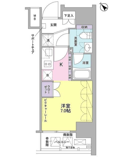 SIL西五反田の間取り
