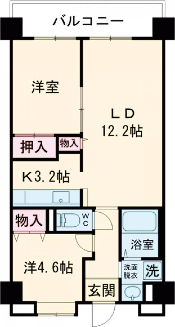 コーポレート船堀の間取り