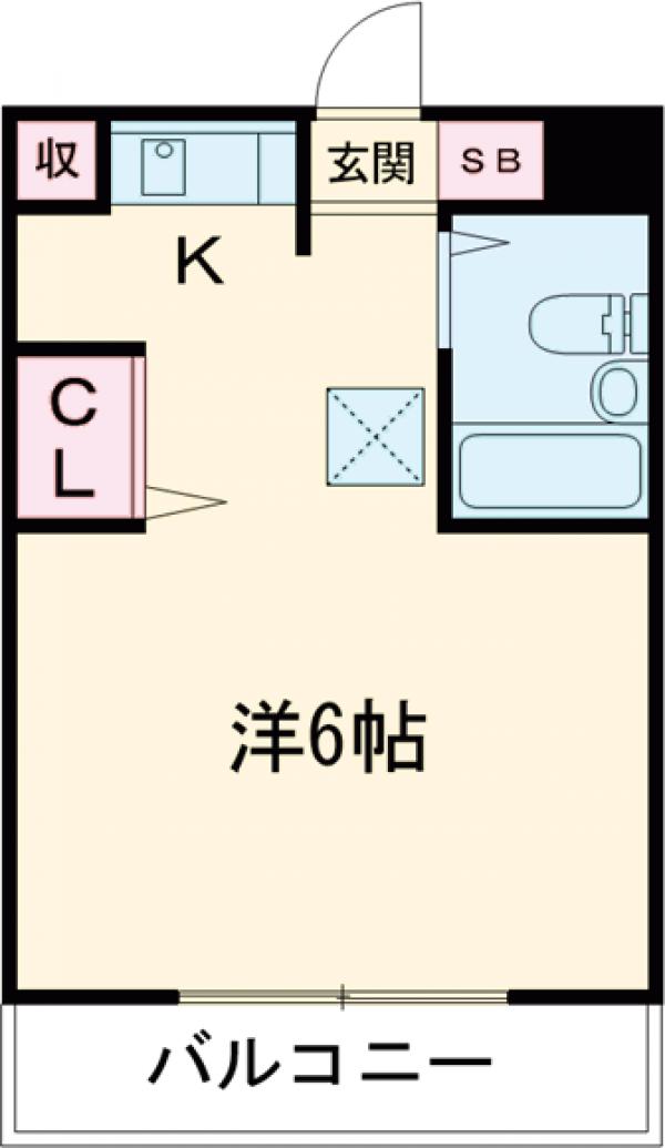 プチハビタナカヤの間取り