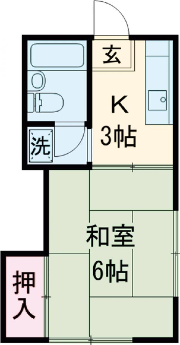 コーポホワイトコスモスの間取り
