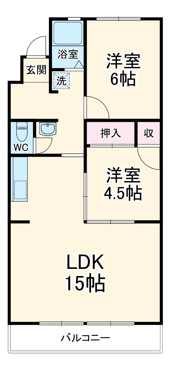 ルグラン嶋津の間取り
