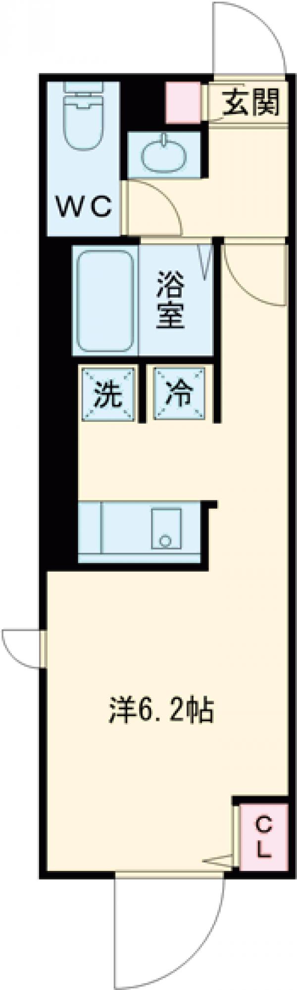 エルファーロ池尻の間取り