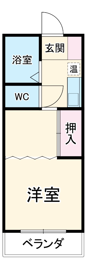 エストーレ清水の間取り