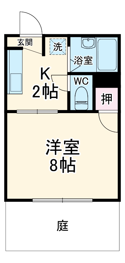 ジュネスアゲハの間取り