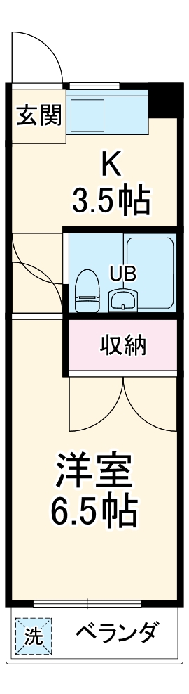 カレッジヒルズの間取り