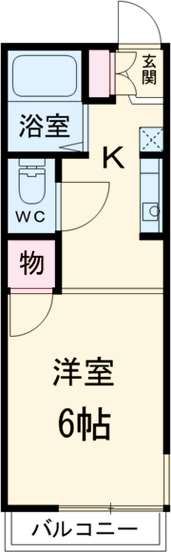 コモハウスⅡの間取り