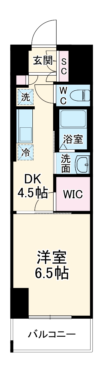 エステムコート名古屋グランツの間取り