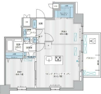 MAITRI YOTSUYAの間取り