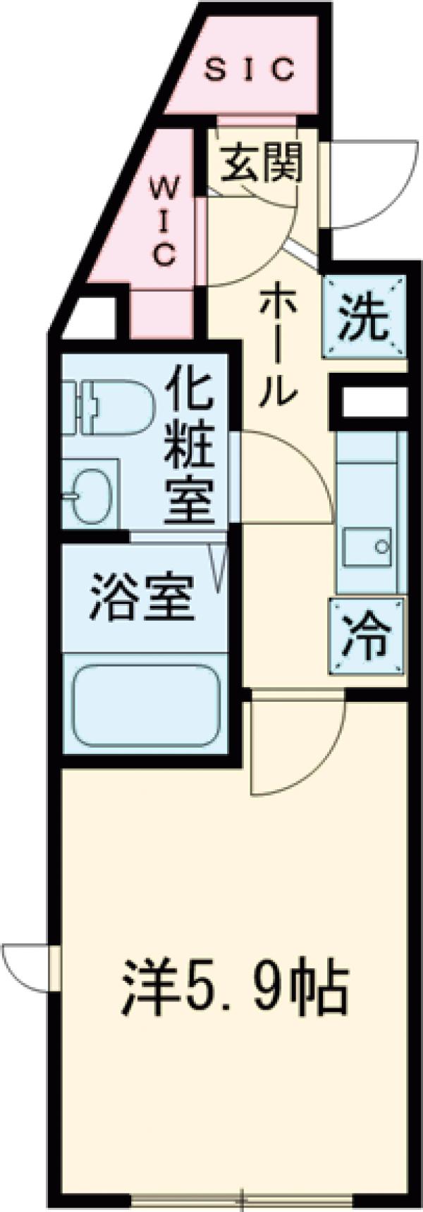 ラフィスタ目黒西小山の間取り