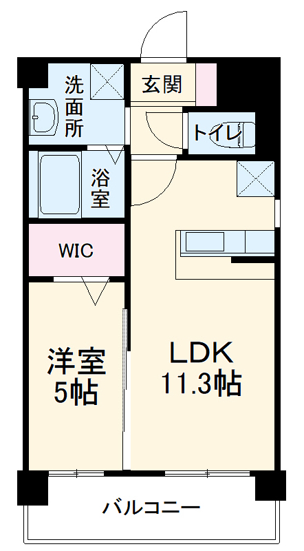 パインローズ福岡東の間取り