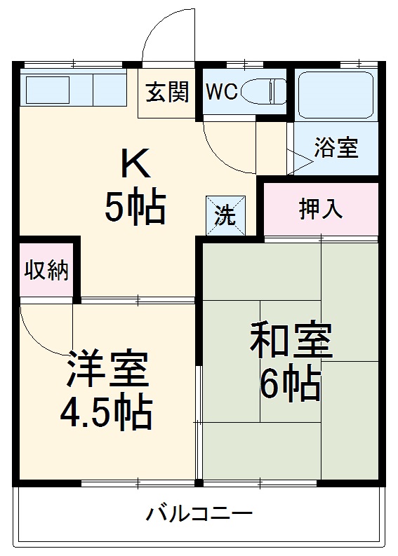 スズキハイツの間取り