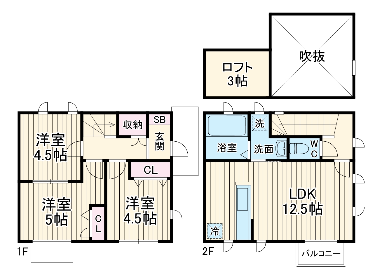 セゾン ド セシルの間取り