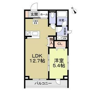 レザン東長沼の間取り