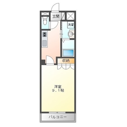 ローザ オノモンの間取り